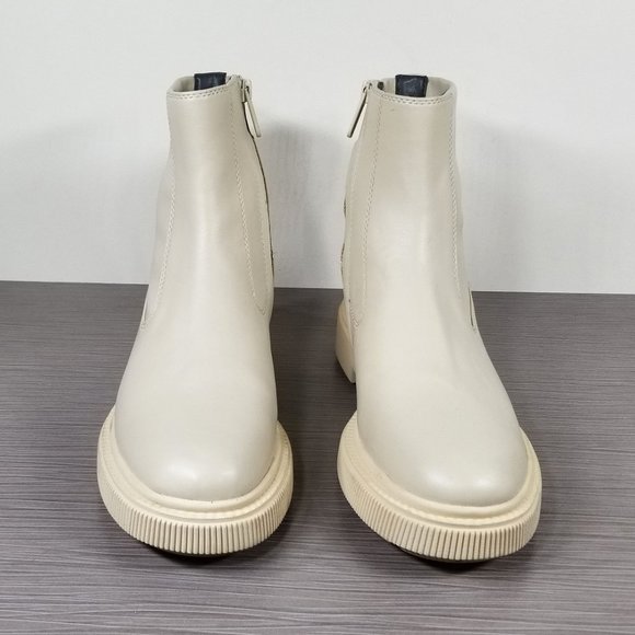 Franco Sarto Jinta Platform Boot, Off White (Chiffon), Womens Size 7.5 M / 37.5 - Picture 2 of 10